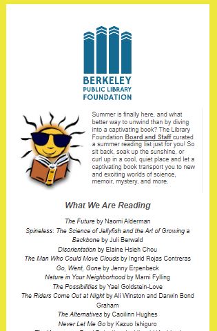 Summer Reading Newsletter